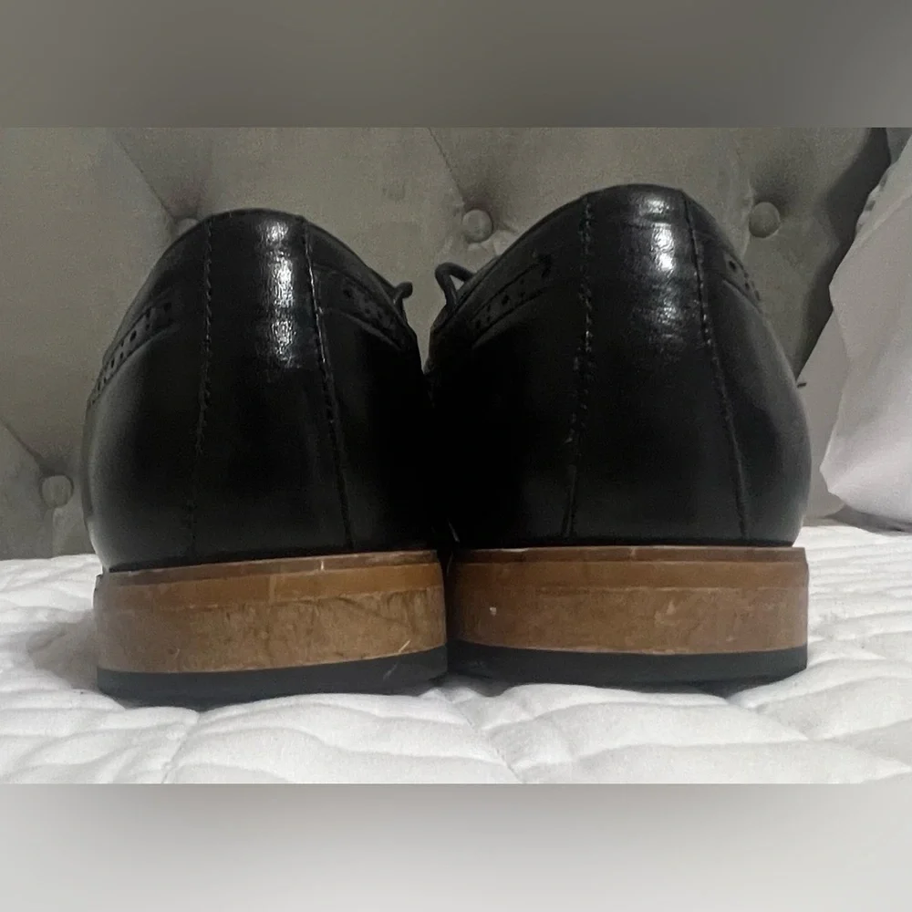 Stacy Adam Black Oxford Lace -Up Dress Shoe Size 9M